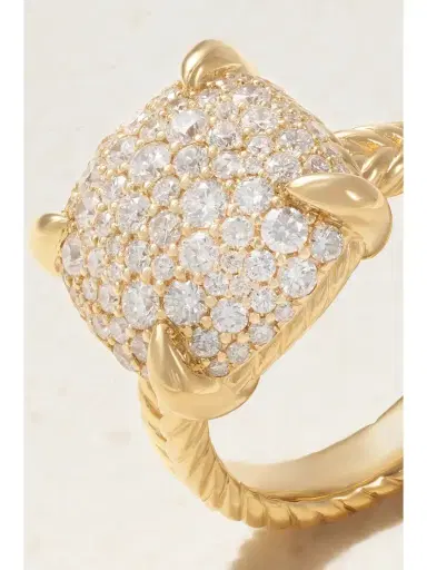 David Yurman Châtelaine 18-karat Gold Diamond Ring | Thumbnail 4 David Yurman Châtelaine 18-karat Gold Diamond Ring | Thumbnail 4
