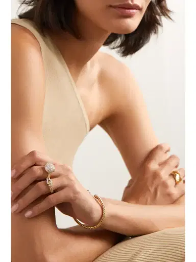 David Yurman Châtelaine 18-karat Gold Diamond Ring | Thumbnail 5 David Yurman Châtelaine 18-karat Gold Diamond Ring | Thumbnail 5