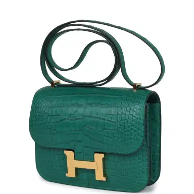 HERMÈS Hermes Constance 18 Malachite Matte Alligator Mississippiensis Gold Hardware | Thumbnail 3 HERMÈS Hermes Constance 18 Malachite Matte Alligator Mississippiensis Gold Hardware | Thumbnail 3