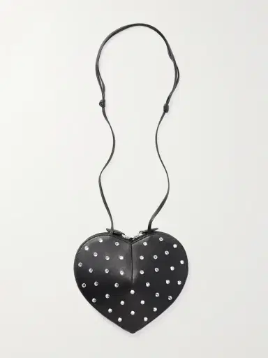 Alaïa Le Coeur Crystal-embellished Leather Shoulder Bag | Thumbnail 3 Alaïa Le Coeur Crystal-embellished Leather Shoulder Bag | Thumbnail 3