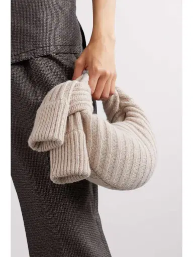 Bottega Veneta Jodie Mini Knotted Ribbed-knit Tote | Thumbnail 2 Bottega Veneta Jodie Mini Knotted Ribbed-knit Tote | Thumbnail 2