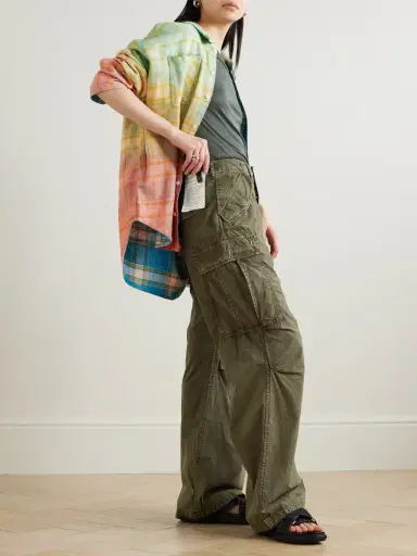R13 Dégradé Checked Cotton-flannel Shirt | Thumbnail 2 R13 Dégradé Checked Cotton-flannel Shirt | Thumbnail 2