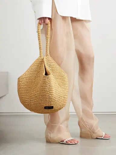 Khaite Lotus Medium Raffia Tote | Thumbnail 2 Khaite Lotus Medium Raffia Tote | Thumbnail 2