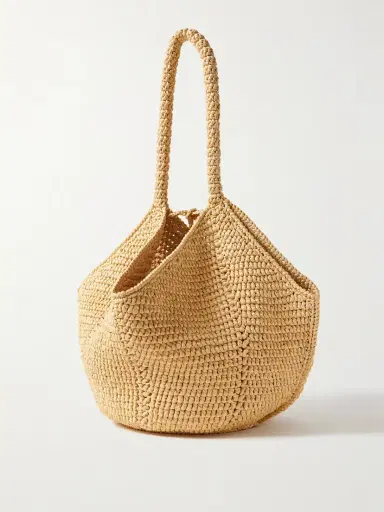 Khaite Lotus Medium Raffia Tote | Thumbnail 3 Khaite Lotus Medium Raffia Tote | Thumbnail 3