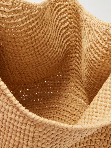 Khaite Lotus Medium Raffia Tote | Thumbnail 5 Khaite Lotus Medium Raffia Tote | Thumbnail 5
