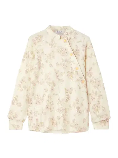 Loro Piana Klara Floral-print Linen And Cotton-blend Twill Blouse | Thumbnail 1 Loro Piana Klara Floral-print Linen And Cotton-blend Twill Blouse | Thumbnail 1