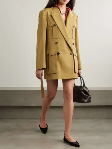 Dries Van Noten Belted Twill Jacket | Thumbnail 2 Dries Van Noten Belted Twill Jacket | Thumbnail 2