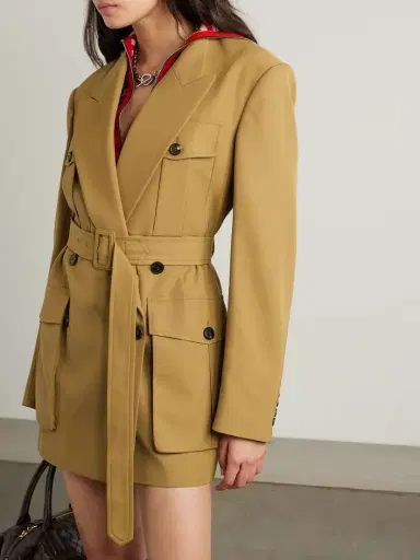 Dries Van Noten Belted Twill Jacket | Thumbnail 3 Dries Van Noten Belted Twill Jacket | Thumbnail 3