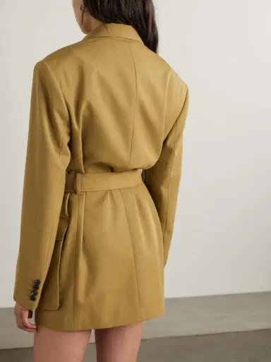 Dries Van Noten Belted Twill Jacket | Thumbnail 4 Dries Van Noten Belted Twill Jacket | Thumbnail 4