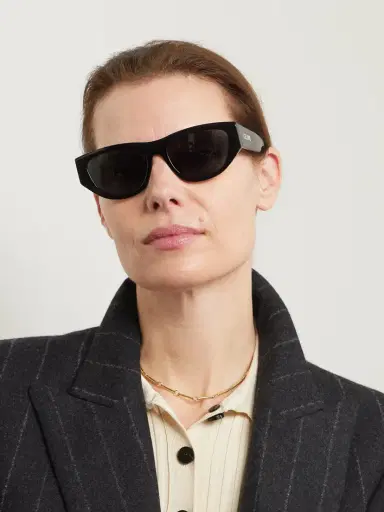 CELINE Eyewear Monochroms 01 Cat-eye Acetate Sunglasses | Thumbnail 2 CELINE Eyewear Monochroms 01 Cat-eye Acetate Sunglasses | Thumbnail 2