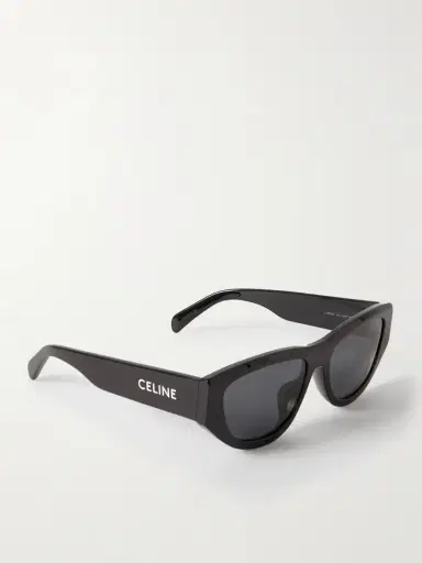 CELINE Eyewear Monochroms 01 Cat-eye Acetate Sunglasses | Thumbnail 3 CELINE Eyewear Monochroms 01 Cat-eye Acetate Sunglasses | Thumbnail 3