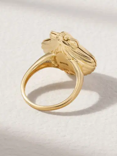 Mateo Lady Venus 14-karat Gold, Diamond And Pearl Ring | Thumbnail 3 Mateo Lady Venus 14-karat Gold, Diamond And Pearl Ring | Thumbnail 3