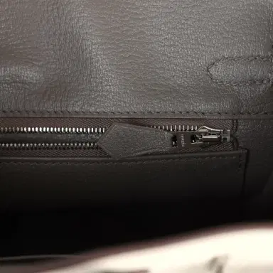 HERMÈS Hermes Special Order (HSS) Birkin 25 Beton and Etain Togo Brushed Palladium Hardware | Thumbnail 9 HERMÈS Hermes Special Order (HSS) Birkin 25 Beton and Etain Togo Brushed Palladium Hardware | Thumbnail 9