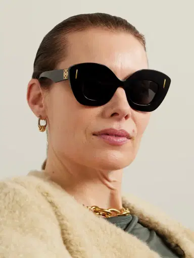 Loewe Oversized Cat-eye Acetate Sunglasses | Thumbnail 2 Loewe Oversized Cat-eye Acetate Sunglasses | Thumbnail 2
