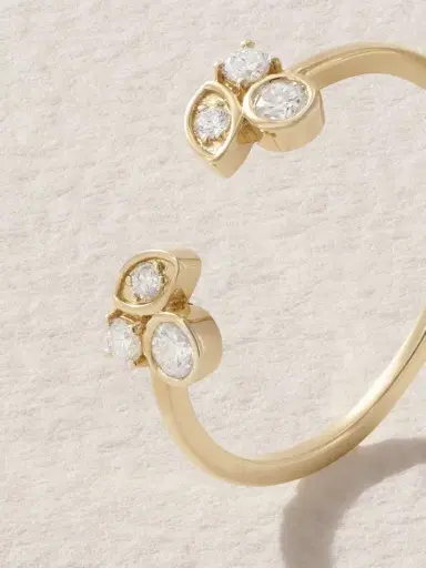Sydney Evan 14-karat Gold Diamond Ring | Thumbnail 4 Sydney Evan 14-karat Gold Diamond Ring | Thumbnail 4