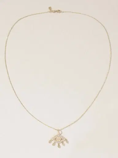 Sydney Evan 14-karat Gold Diamond Necklace | Thumbnail 4 Sydney Evan 14-karat Gold Diamond Necklace | Thumbnail 4