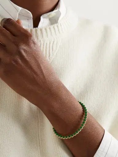 L’Atelier Nawbar The Chlorine 18-karat Gold, Enamel And Diamond Bracelet | Thumbnail 2 L’Atelier Nawbar The Chlorine 18-karat Gold, Enamel And Diamond Bracelet | Thumbnail 2