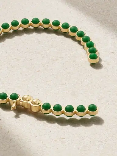L’Atelier Nawbar The Chlorine 18-karat Gold, Enamel And Diamond Bracelet | Thumbnail 3 L’Atelier Nawbar The Chlorine 18-karat Gold, Enamel And Diamond Bracelet | Thumbnail 3