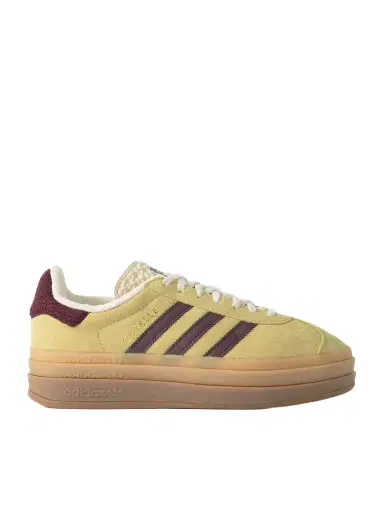 adidas Originals Gazelle Bold Leather-trimmed Suede Sneakers - UK 8.5 | Thumbnail 1 adidas Originals Gazelle Bold Leather-trimmed Suede Sneakers - UK 8.5 | Thumbnail 1