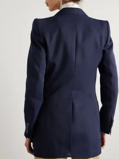 Dries Van Noten Double-breasted Twill Blazer | Thumbnail 4 Dries Van Noten Double-breasted Twill Blazer | Thumbnail 4