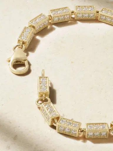 Suzanne Kalan 18-karat Gold Diamond Bracelet | Thumbnail 3 Suzanne Kalan 18-karat Gold Diamond Bracelet | Thumbnail 3