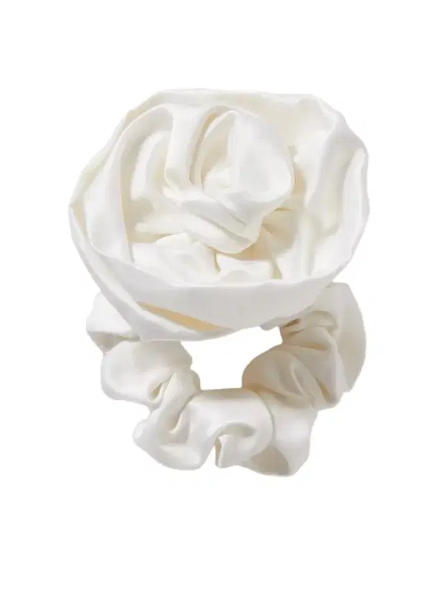 Alma Ruched Satin Hair Tie Alma Ruched Satin Hair Tie