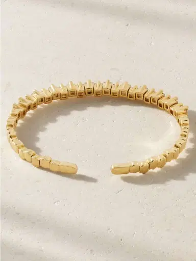 Suzanne Kalan 18-karat Gold Diamond Bangle | Thumbnail 3 Suzanne Kalan 18-karat Gold Diamond Bangle | Thumbnail 3