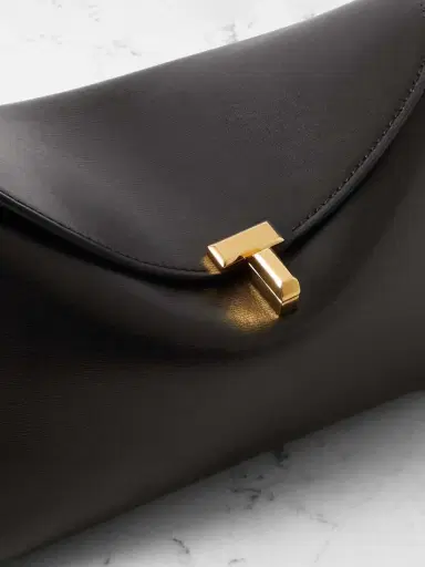 TOTEME T-lock Leather Clutch | Thumbnail 4 TOTEME T-lock Leather Clutch | Thumbnail 4