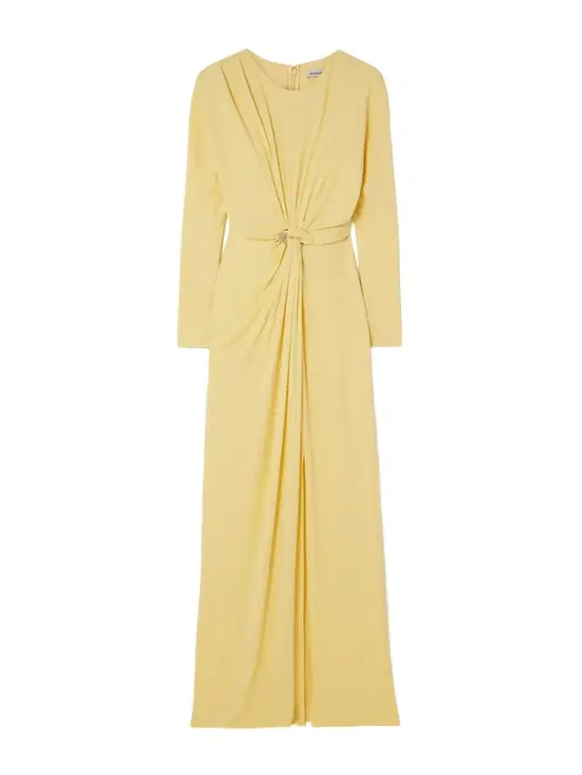 Maisie Embellished Draped Stretch-jersey Maxi Dress