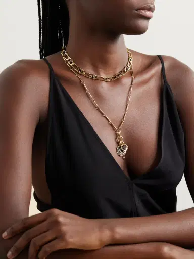 Foundrae 18-karat Gold Diamond Necklace | Thumbnail 5 Foundrae 18-karat Gold Diamond Necklace | Thumbnail 5