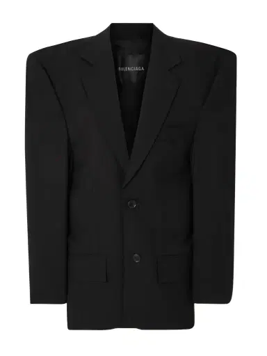 Balenciaga Oversized Wool Blazer | Thumbnail 1 Balenciaga Oversized Wool Blazer | Thumbnail 1