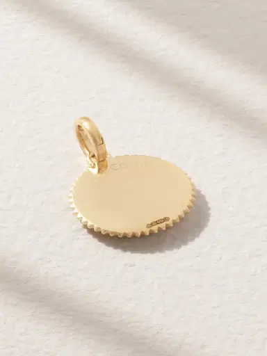 Foundrae Crescent 18-karat Gold, Diamond And Enamel Pendant | Thumbnail 3 Foundrae Crescent 18-karat Gold, Diamond And Enamel Pendant | Thumbnail 3