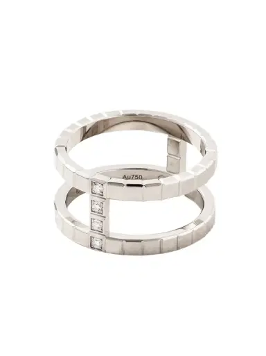 Chopard Ice Cube 18-karat White Gold Diamond Rings | Thumbnail 1 Chopard Ice Cube 18-karat White Gold Diamond Rings | Thumbnail 1