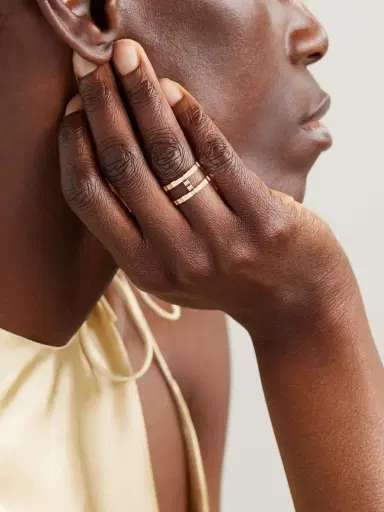 Chopard Ice Cube 18-karat Gold Diamond Ring | Thumbnail 2 Chopard Ice Cube 18-karat Gold Diamond Ring | Thumbnail 2
