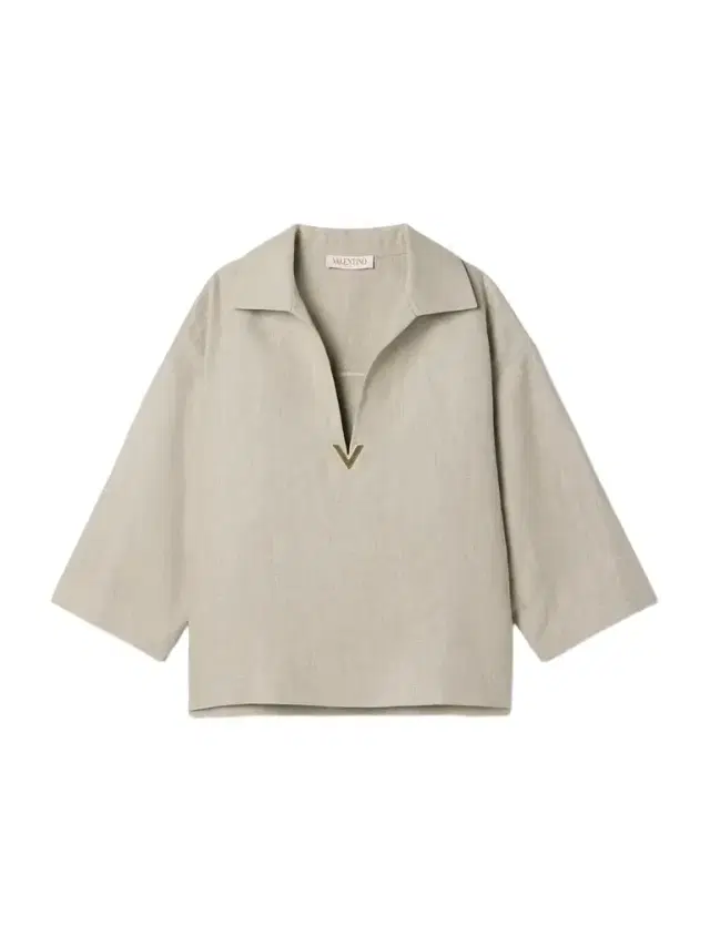 Embellished Linen Shirt
