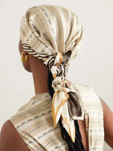 Loewe + Paula's Ibiza Striped Silk Scarf | Thumbnail 2 Loewe + Paula's Ibiza Striped Silk Scarf | Thumbnail 2
