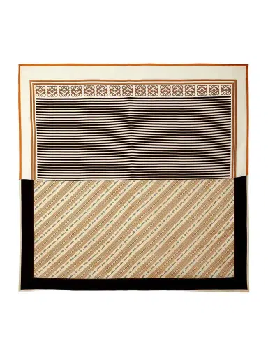 Loewe + Paula's Ibiza Striped Silk Scarf | Thumbnail 1 Loewe + Paula's Ibiza Striped Silk Scarf | Thumbnail 1