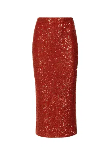 LAPOINTE Cashmere Sequin Midi Skirt | Thumbnail 3 LAPOINTE Cashmere Sequin Midi Skirt | Thumbnail 3