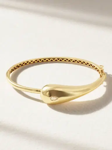Mateo Droplet 14-karat Gold Diamond Bracelet | Thumbnail 1 Mateo Droplet 14-karat Gold Diamond Bracelet | Thumbnail 1