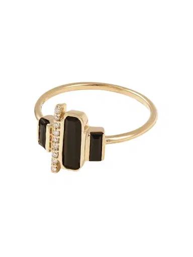 Melissa Joy Manning Cityscape 14-karat Recycled Gold, Spinel And Diamond Ring | Thumbnail 1 Melissa Joy Manning Cityscape 14-karat Recycled Gold, Spinel And Diamond Ring | Thumbnail 1