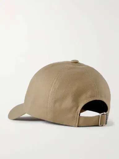 Saint Laurent Embroidered Cotton And Linen-blend Gabardine Baseball Cap | Thumbnail 7 Saint Laurent Embroidered Cotton And Linen-blend Gabardine Baseball Cap | Thumbnail 7