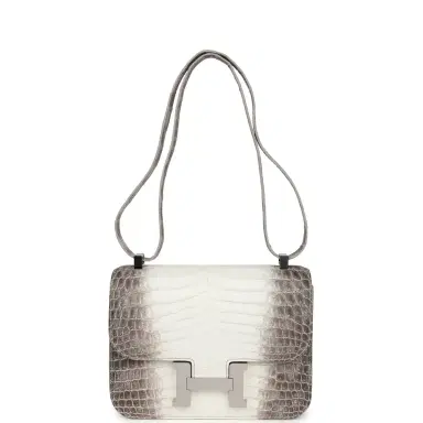 HERMÈS Hermes Constance 1-24 Himalaya Matte Niloticus Crocodile Palladium Hardware | Thumbnail 7 HERMÈS Hermes Constance 1-24 Himalaya Matte Niloticus Crocodile Palladium Hardware | Thumbnail 7