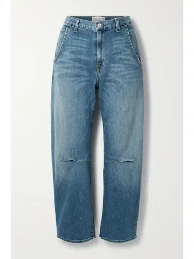 Nili Lotan Emerson High-rise Tapered Jeans | Thumbnail 1 Nili Lotan Emerson High-rise Tapered Jeans | Thumbnail 1