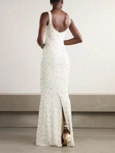 Clio Peppiatt Embellished Stretch-tulle Gown | Thumbnail 3 Clio Peppiatt Embellished Stretch-tulle Gown | Thumbnail 3