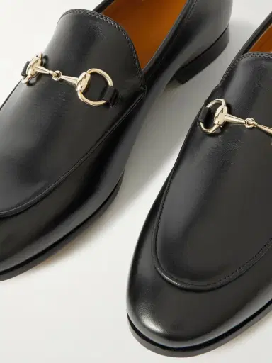 Gucci Jordaan Horsebit-detailed Leather Loafers | Thumbnail 4 Gucci Jordaan Horsebit-detailed Leather Loafers | Thumbnail 4