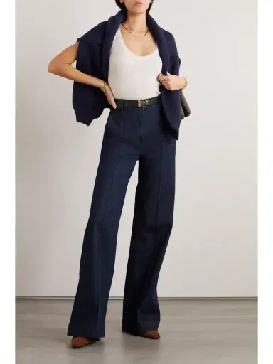 Another Tomorrow High-rise Straight-leg Stretch Organic Jeans | Thumbnail 2 Another Tomorrow High-rise Straight-leg Stretch Organic Jeans | Thumbnail 2