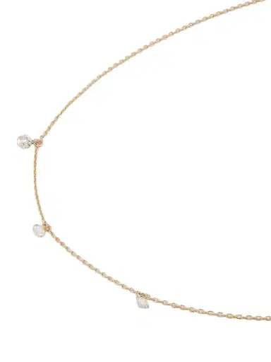 STONE AND STRAND 14-karat Gold Diamond Necklace | Thumbnail 1 STONE AND STRAND 14-karat Gold Diamond Necklace | Thumbnail 1