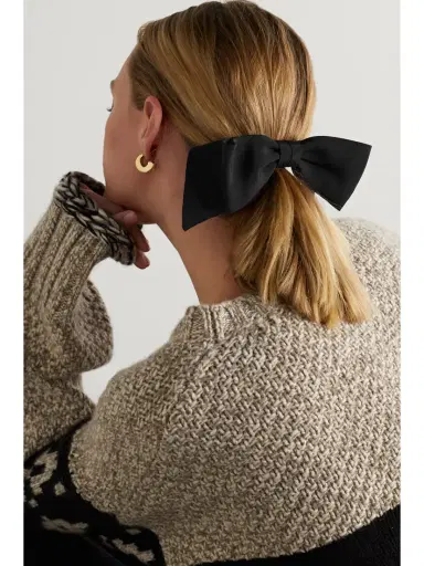 Sophie Buhai + Net Sustain Satin Bow Hair Clip | Thumbnail 2 Sophie Buhai + Net Sustain Satin Bow Hair Clip | Thumbnail 2