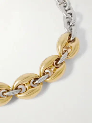 Rabanne X Eight Silver And Gold-tone Necklace | Thumbnail 4 Rabanne X Eight Silver And Gold-tone Necklace | Thumbnail 4