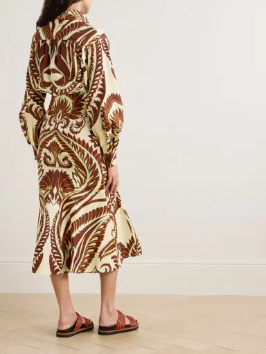 Etro Printed Cotton Midi Shirt Dress | Thumbnail 3 Etro Printed Cotton Midi Shirt Dress | Thumbnail 3